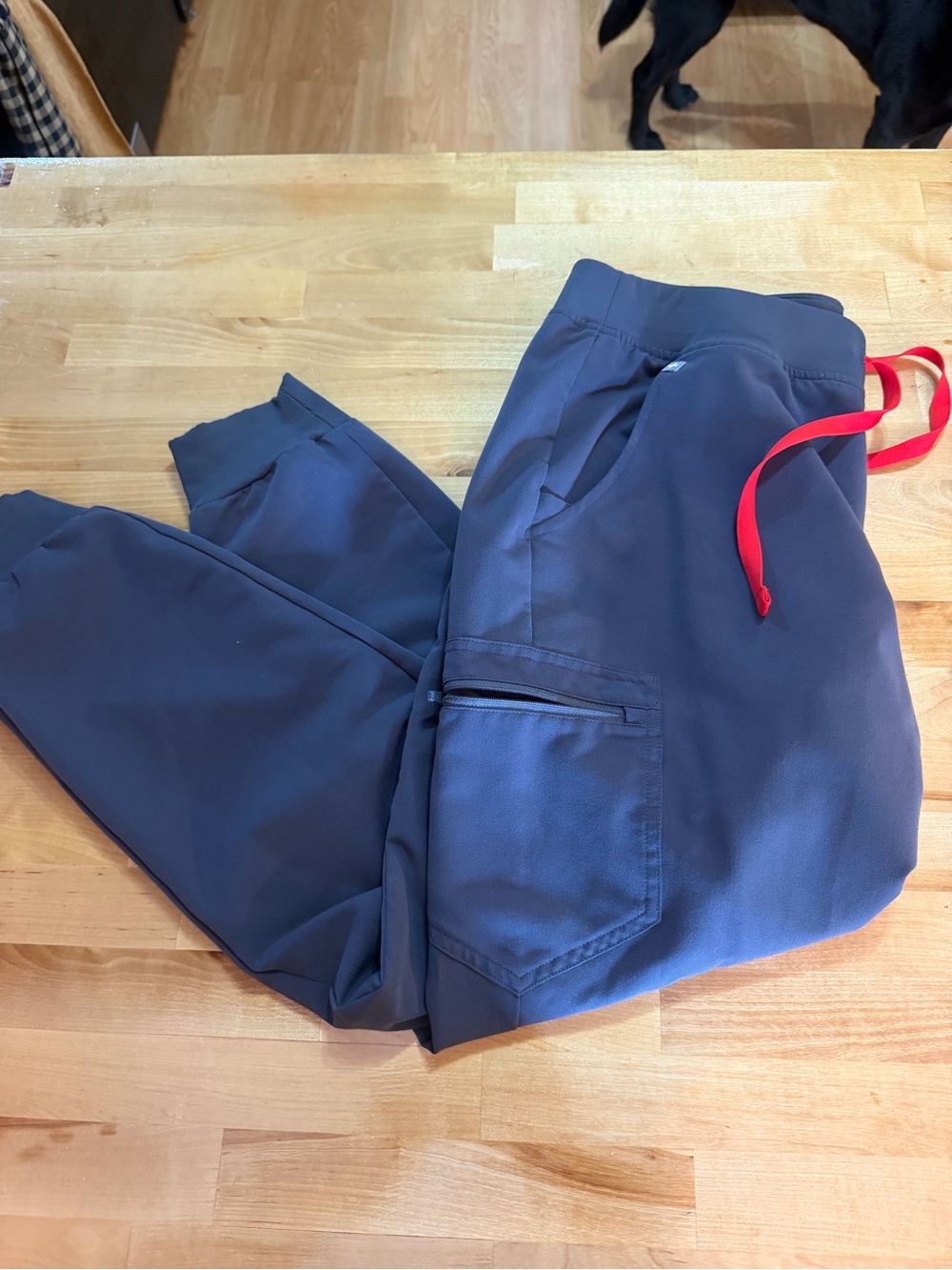 Women’s FIGS Jogger Pants with Red Drawstring